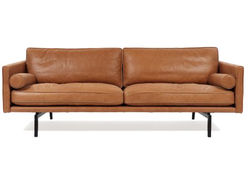 Edge soffa vintage cognac